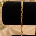 Gold Cuban Link Chain Bracelet