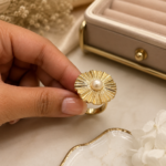 Sunburst Pearl Ring