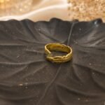 Gold Leaf Wrap Open Ring