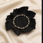 Clear Crystal Vine Tulip Bracelet