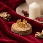 Golden Floral Garden Open Ring