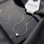 Solitaire Crystal Pendant Necklace
