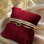 Emerald Green Crystal Layered Handcuff
