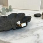 Golden Rectangle Mother-of-Pearl Signet Ring