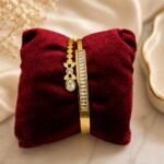 Gold Crystal Teardrop Handcuff