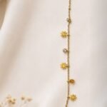Daisy Charm & Gemstone Dangle Bracelet