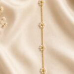 Pearl Daisy Station Chain Bracelet