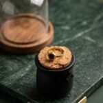 Golden Onyx Circle Signet Ring