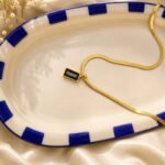 Black Geometric Pendant Necklace