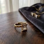 Golden Rectangle Crystal Ring