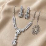 Regal Crystal Cascade Jewelry Set